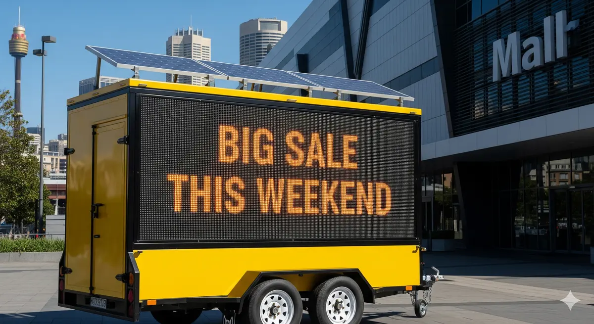 Roadside Advertising VMS Board